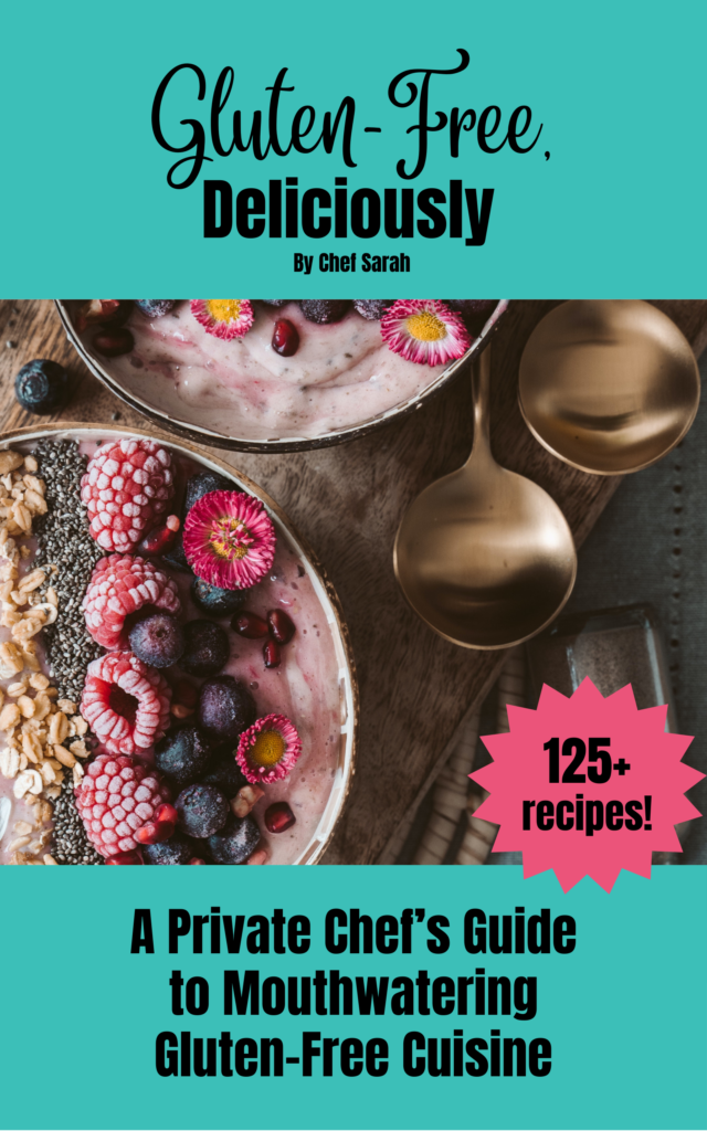 THE E BOOK COVER FOR GLUTEN FREE DELICIOUSLY